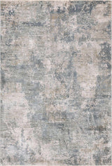 Fallin Gray Abstract Striped Luxe Rug
