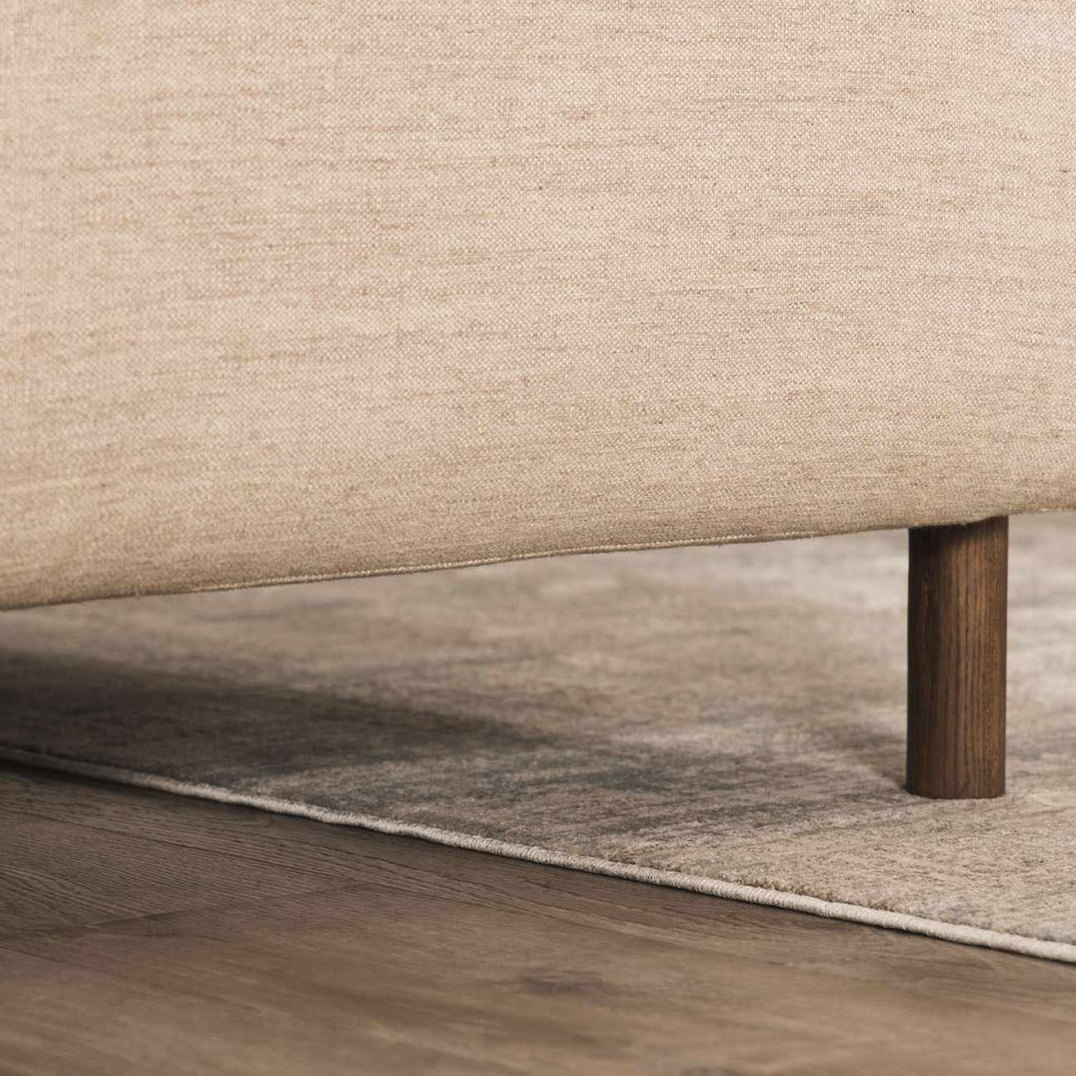 Fallin Gray Abstract Striped Luxe Rug