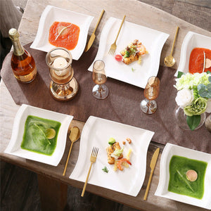 Flora Marble Grey 18 Piece Coffee Set
