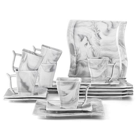 Flora-Marble-Grey-18-Piece-Coffee-Set-Dinnerware-Sets