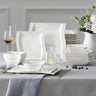 Flora Marble Grey 26-Piece Dinnerware Set