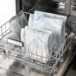 Flora Marble Grey 26-Piece Dinnerware Set