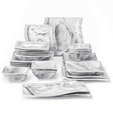 Flora 26 Piece Dinnerware Set by MALACASA