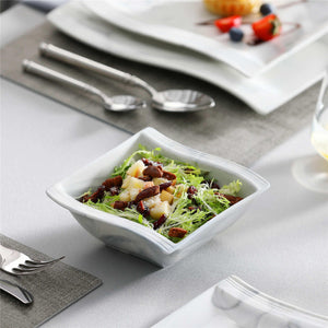 Flora Marble Grey 26-Piece Dinnerware Set