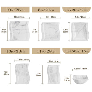 Flora 26 Piece Dinnerware Set by MALACASA