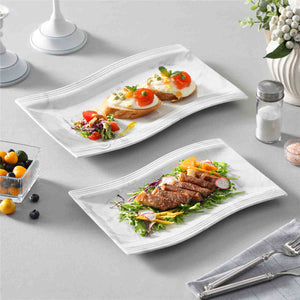 Flora Marble Grey Platters Set of 2