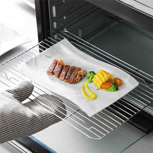 Flora Marble Grey Platters Set of 2