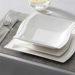 Flora 30-Piece Dinnerware Set by MALACASA