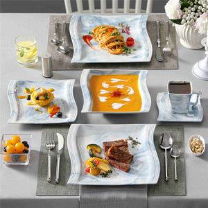 Flora 30-Piece Dinnerware Set by MALACASA