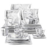 Flora 30-Piece Dinnerware Set by MALACASA