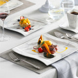 Flora Marble Blue 30 Piece Dinnerware Set