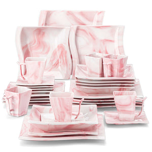 Flora-Marble-Pink-30-Piece-Dinnerware-Set-Dinnerware-Sets