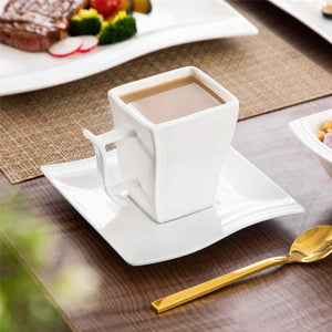 Flora Marble Grey 36 Piece Dinnerware Set