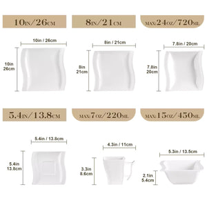 Flora 36 Piece Dinnerware Set