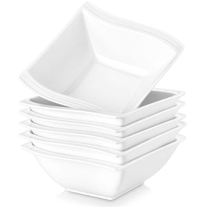 Flora Marble Grey Cereal Bowls Set of 6