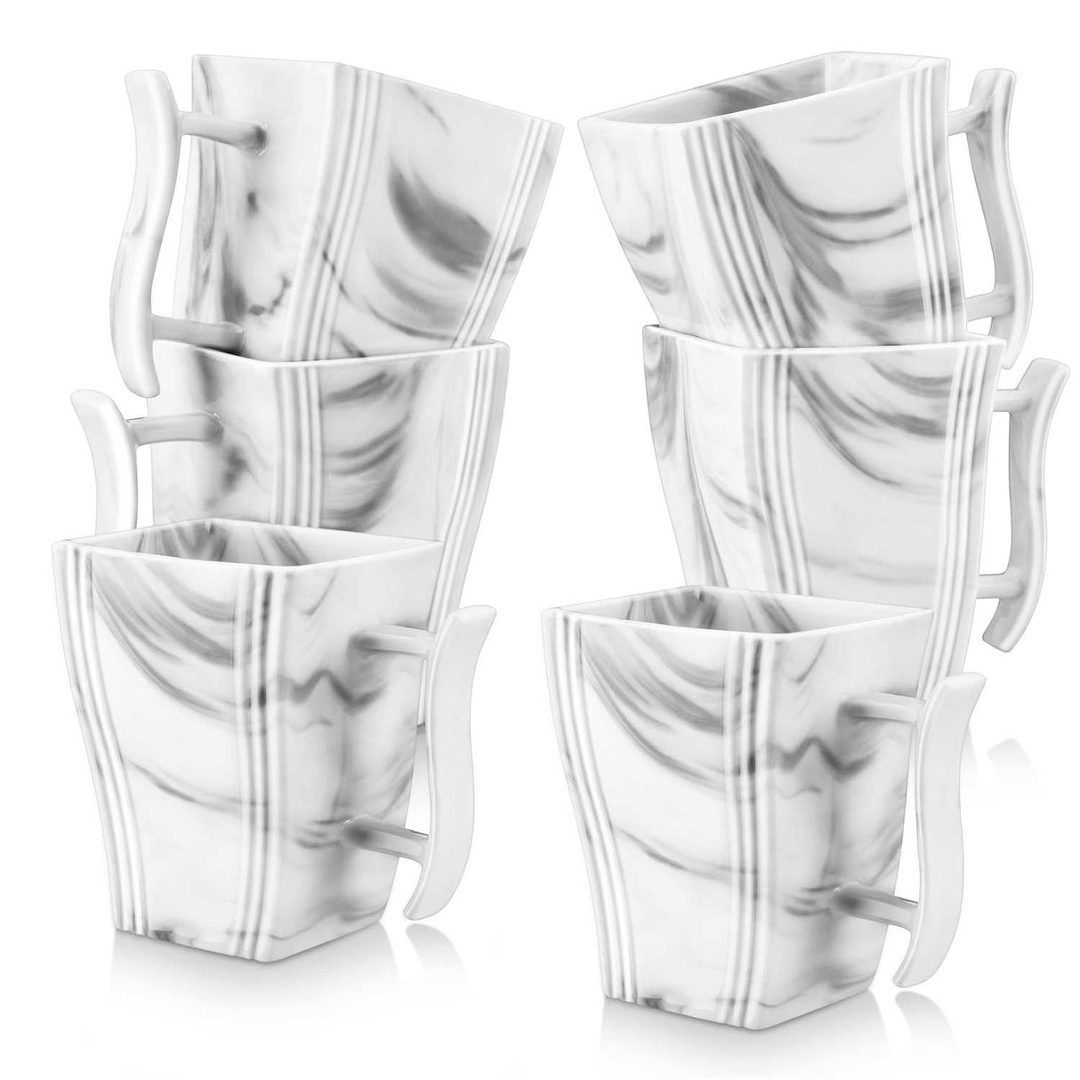 Flora Mugs Set of 6