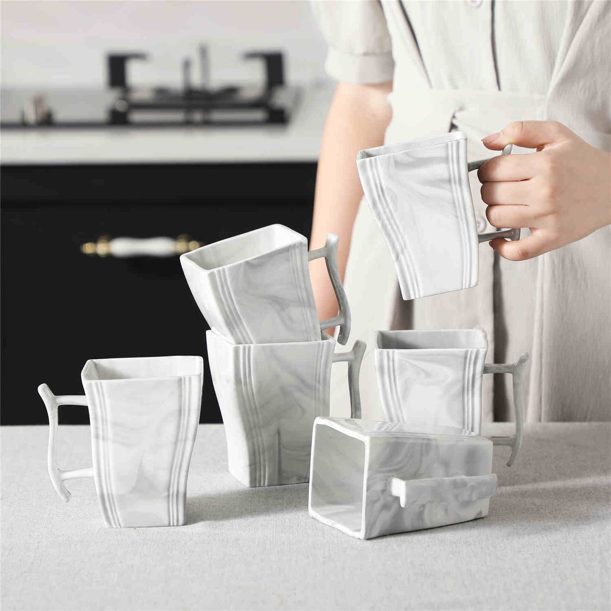 Flora Mugs Set of 6