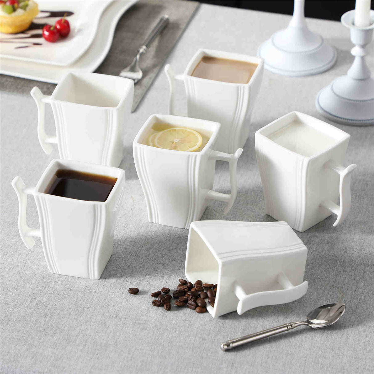 Flora Mugs Set of 6