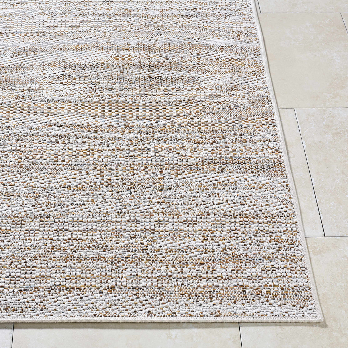 Alezae Beige Area Rug