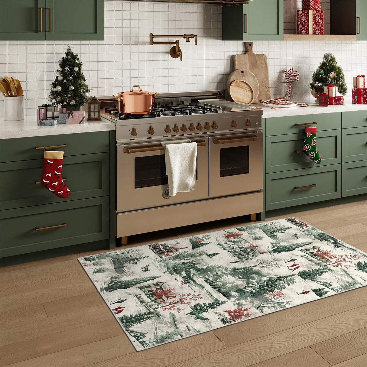Glowmas Christmas Area Rug