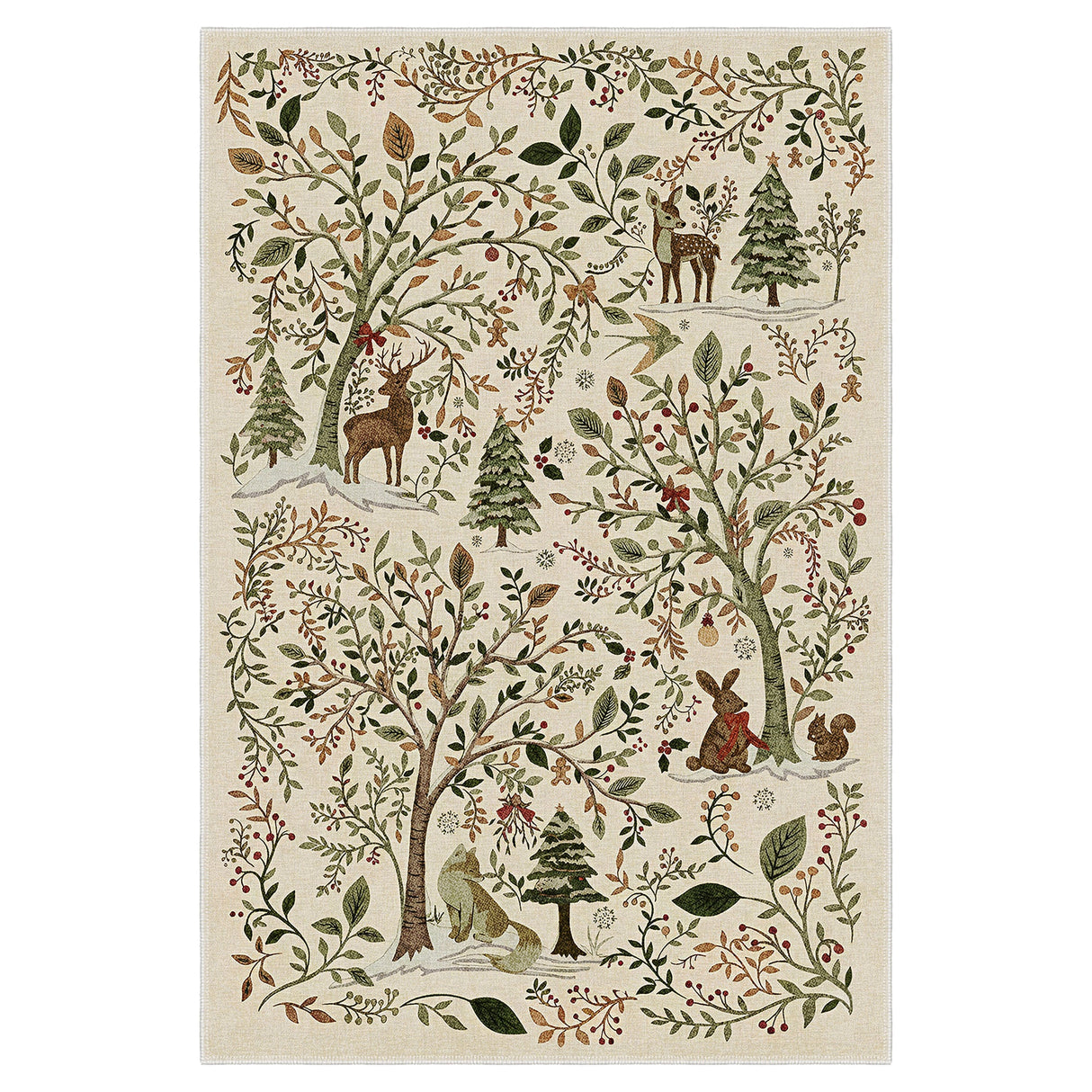 Solvyn Christmas Area Rug