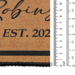 Customizable Door Mat