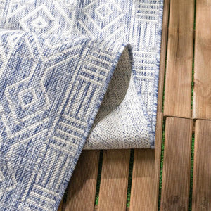 Epson Blue Indoor & Outdoor Rug - Clearance
