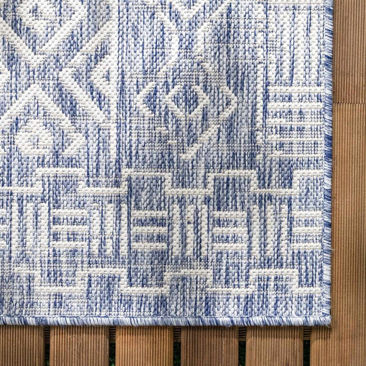 Epson Blue Indoor & Outdoor Rug - Clearance