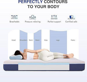 Full Size 6-Inch Gel Infused Medium Firm Memory Foam Mattress