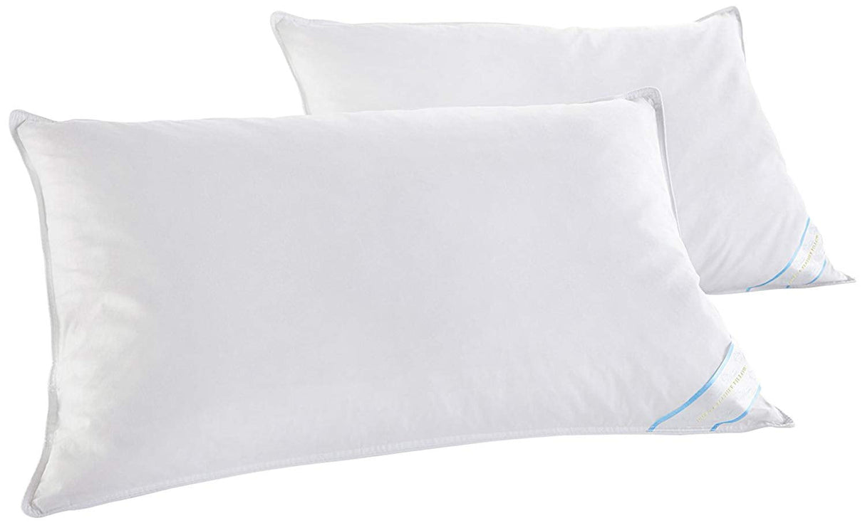 2 Pack Beauty Sleep Cotton Feather & Down Pillows - Bed Bath Fashions