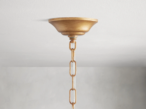 Large Crystal Floral Chandelier Iron Gold Leaf Ceiling Light