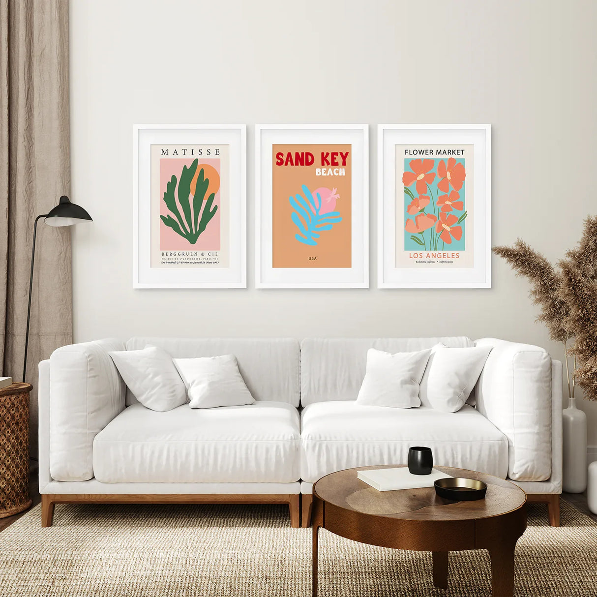 Trendy Colorful Prints Set of 3 Henri Matisse Art