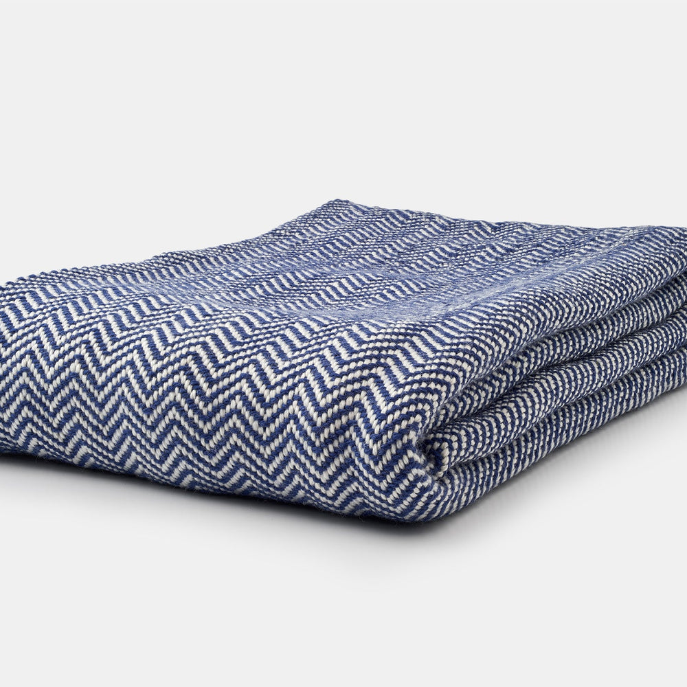 Chevron Pattern Soft Wool Throw Size Blanket