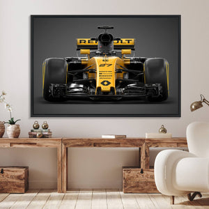 Formula 1 Car Canvas Wall Art Print F1 Renault Car Canvas