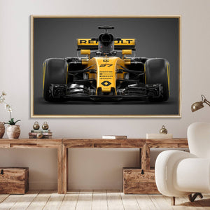 Formula 1 Car Canvas Wall Art Print F1 Renault Car Canvas