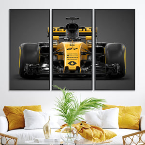 Formula 1 Car Canvas Wall Art Print F1 Renault Car Canvas