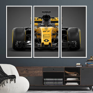 Formula 1 Car Canvas Wall Art Print F1 Renault Car Canvas