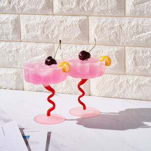 Asteria Champagne Coupe Cocktail Glassware, Set of 2