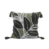 Aristocratic Velvet Floral Throw Pillow (With Insert) 18"x18"