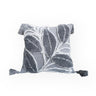 Tufted Leaf Decorative Throw Pillow with Tassels – Textured Cotton Cushion (With 450g Inserts) 18''x18'' set of 2