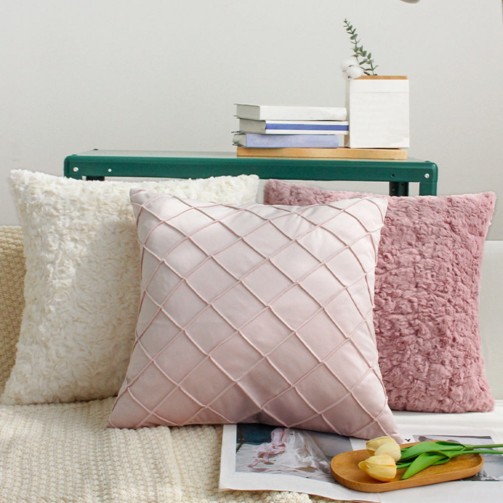 3-Piece Coordinated Pillow Cover & Insert Bundle – well mixed color and style throw pillow covers with inserts size 18"x18" – Fancy & Stacy