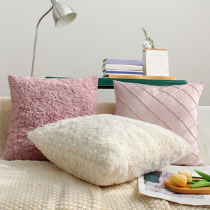 3-Piece Coordinated Pillow Cover & Insert Bundle – well mixed color and style throw pillow covers with inserts size 18"x18" – Fancy & Stacy