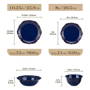 Giselle 16 Piece Dinnerware Set