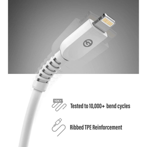 MFi Apple Certified USB C to Lightning Charger 5 ft White