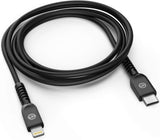 MFi Certified iPhone Fast Charger, USB-C to Lightning Cable with 18W Wall Plug Adapter for iPhone XR/11/12/Mini/Pro Max