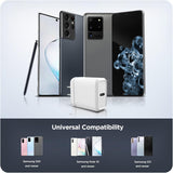 25W Super Fast Charger for Phones (USB C) Rapid Charging Wall Plug Adapter with Type C to C Cable Included (for Galaxy S21 / S22 / S23 / S24 Ultra Models)