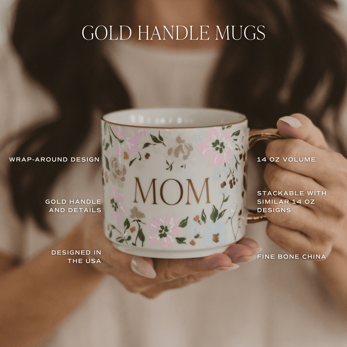 Hearts 14oz. Coffee Mug