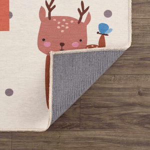 Lundy  Kids Hopscotch Colorful Washable Area Rug - Clearance