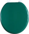J&V Textiles Soft Round Toilet Seat With Easy Clean & Change Hinge, Padded