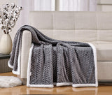 Decor&More Home Essentials Braided Sherpa Blanket